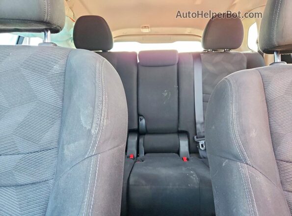 KNMAT2MV8GP706714 2016 NISSAN ROGUE White Widok tylnych siedzeń