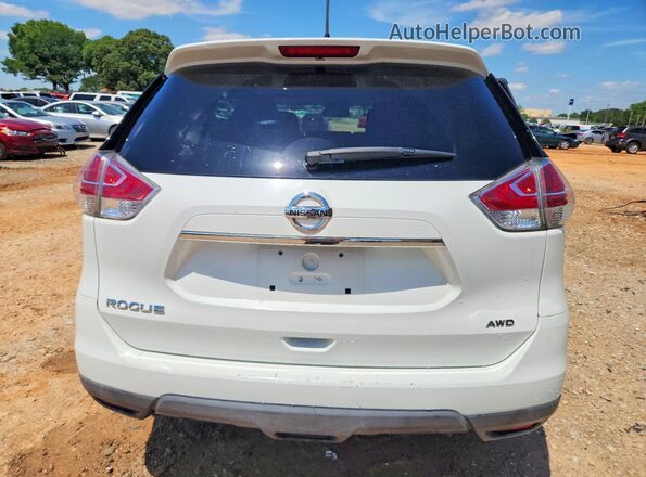 KNMAT2MV8GP706714 2016 NISSAN ROGUE White Widok z tyłu