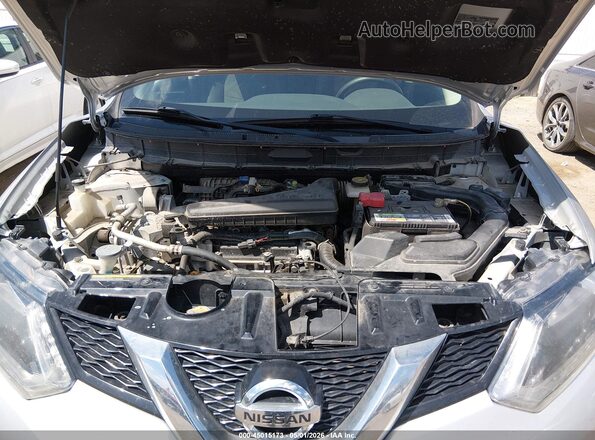 KNMAT2MV8GP737106 2016 NISSAN ROGUE Серебряный Вид сзади