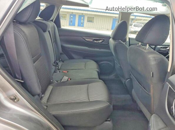 KNMAT2MV8HP609207 2017 NISSAN ROGUE Серый Вид задних сидений
