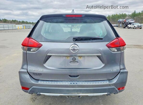 KNMAT2MV8HP609207 2017 NISSAN ROGUE Серый Вид сзади