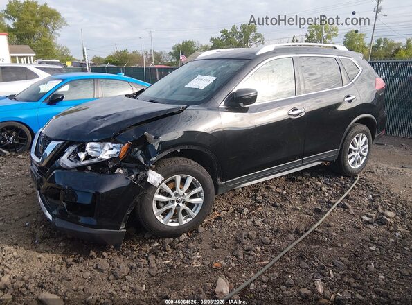 KNMAT2MV8JP602960 2018 NISSAN ROGUE Black Vista tres cuartos delantera izquierda