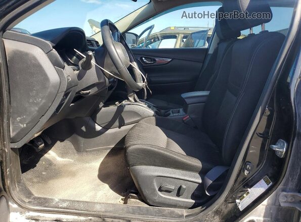 KNMAT2MV8KP507476 2019 NISSAN ROGUE Черный Вид салона спереди