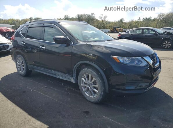 KNMAT2MV8KP507476 2019 NISSAN ROGUE Черный Передняя правая четверть