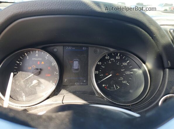 KNMAT2MV8KP507476 2019 NISSAN ROGUE Черный Вид щитка приборов
