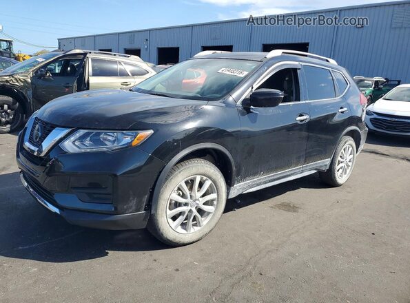 KNMAT2MV8KP507476 2019 NISSAN ROGUE Черный Передняя левая четверть