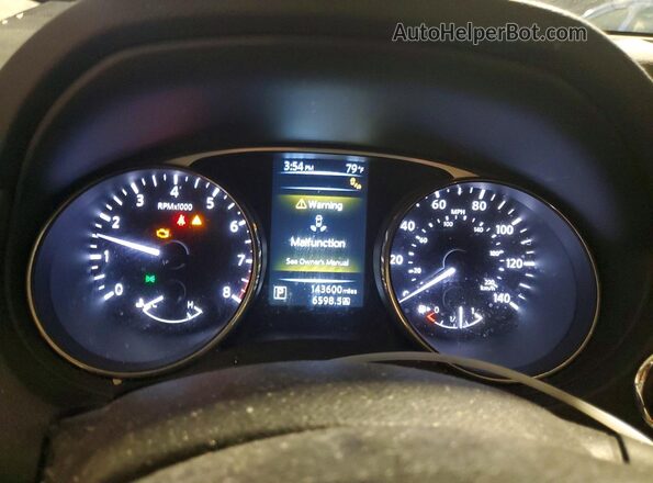 KNMAT2MV9GP605486 2016 NISSAN ROGUE Silver Вид щитка приладів