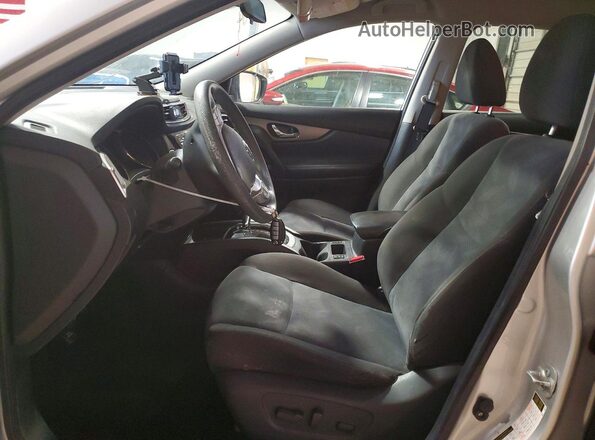 KNMAT2MV9GP605486 2016 NISSAN ROGUE Silver Вид салону спереду