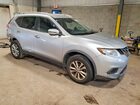 2016 Nissan Rogue Sv Silver vin: KNMAT2MV9GP605486