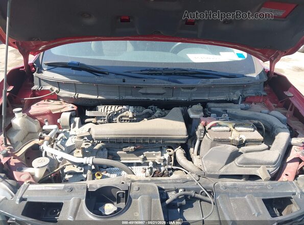 KNMAT2MV9GP665042 2016 NISSAN ROGUE Red Вид ззаду