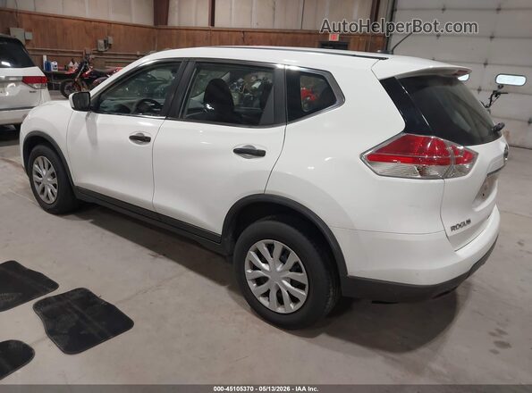 KNMAT2MV9GP696341 2016 NISSAN ROGUE Белый Задняя левая четверть