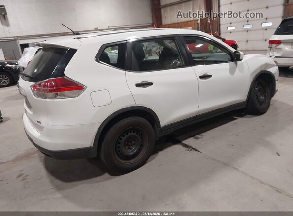 KNMAT2MV9GP696341 2016 NISSAN ROGUE Белый Задняя правая четверть