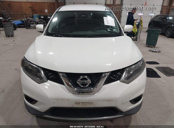 KNMAT2MV9GP696341 2016 NISSAN ROGUE Белый Вид щитка приборов