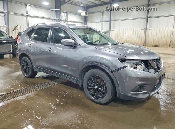 KNMAT2MV9GP723313 2016 NISSAN ROGUE Gray Front right