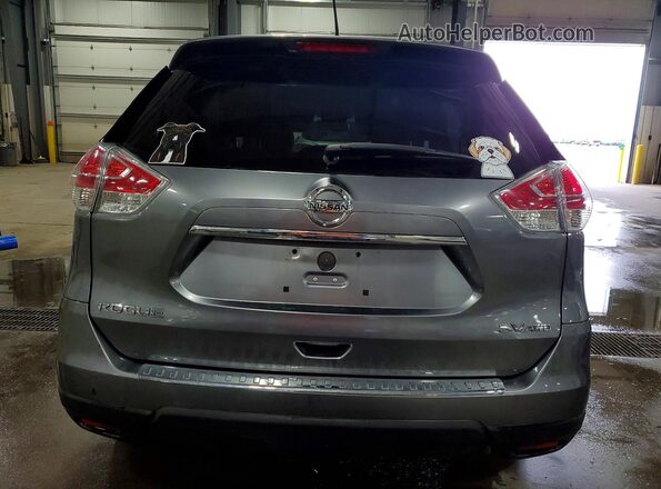 KNMAT2MV9GP723313 2016 NISSAN ROGUE Gray Rear view