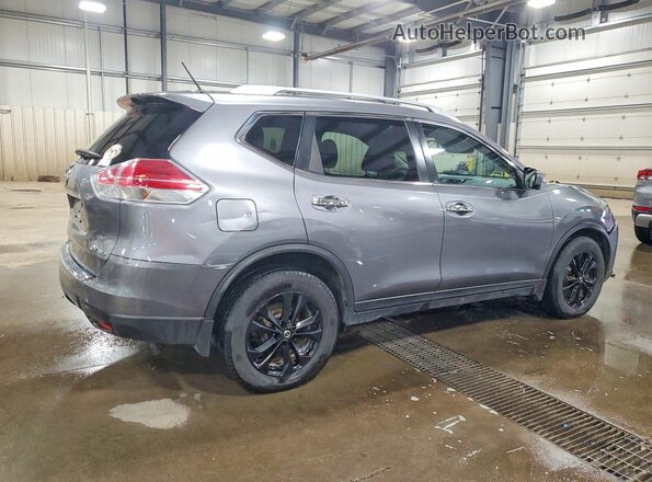 KNMAT2MV9GP723313 2016 NISSAN ROGUE Gray Rear right