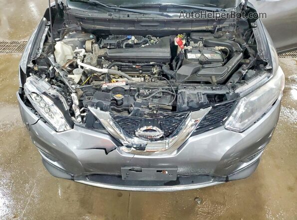 KNMAT2MV9GP723313 2016 NISSAN ROGUE Gray Engine compartment view