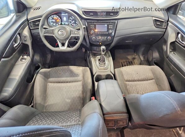 KNMAT2MV9HP548613 2017 NISSAN ROGUE Silver წინა პანელის ხედი