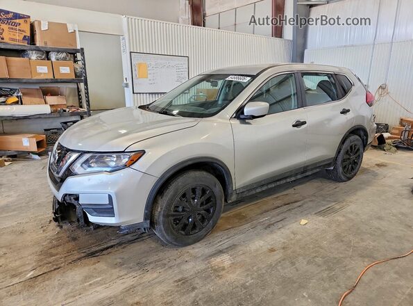 KNMAT2MV9HP548613 2017 NISSAN ROGUE Silver წინა მარცხენა ხედი სამი მეოთხედიდან