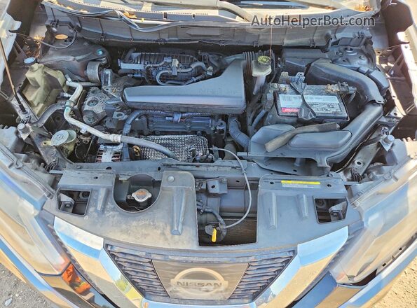 KNMAT2MV9HP601570 2017 NISSAN ROGUE Gray ძრავის განყოფილების ხედი