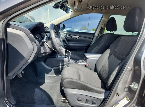 KNMAT2MV9LP510260 2020 NISSAN ROGUE Gray Widok wnętrza z przodu