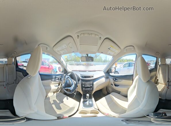KNMAT2MVXGP623298 2016 NISSAN ROGUE Красный Панорамный вид салона 360°