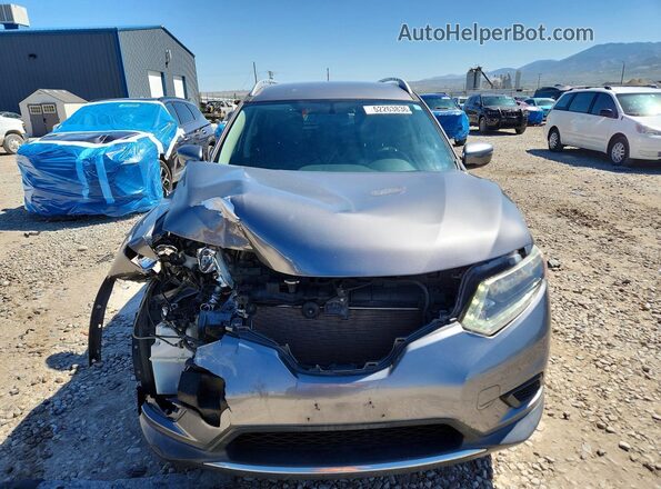 KNMAT2MVXGP680309 2016 NISSAN ROGUE Gray Widok z przodu