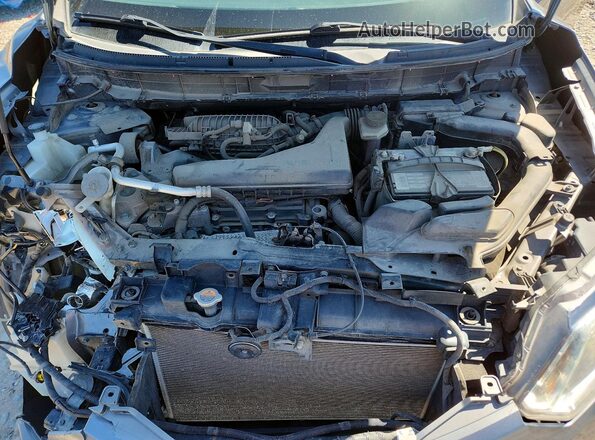 KNMAT2MVXGP680309 2016 NISSAN ROGUE Gray Widok komory silnika