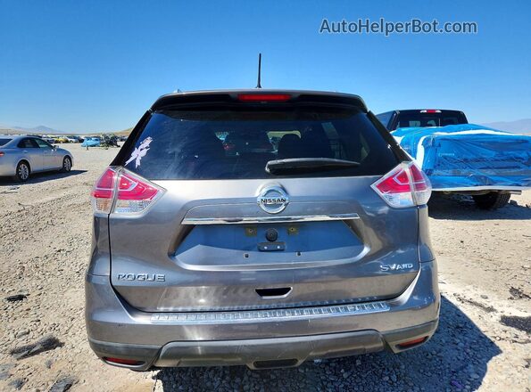 KNMAT2MVXGP680309 2016 NISSAN ROGUE Gray Widok z tyłu
