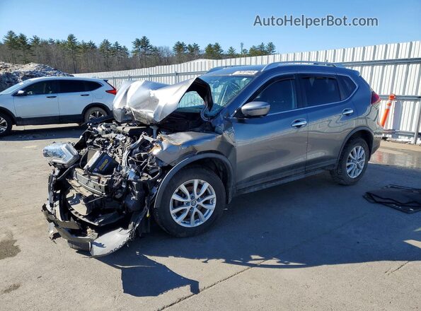 KNMAT2MVXJP539165 2018 NISSAN ROGUE Gray Przód lewy