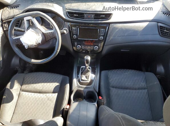 KNMAT2MVXJP539165 2018 NISSAN ROGUE Gray Widok deski rozdzielczej