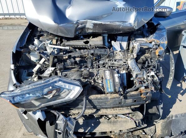 KNMAT2MVXJP539165 2018 NISSAN ROGUE Gray Widok wnętrza z tyłu