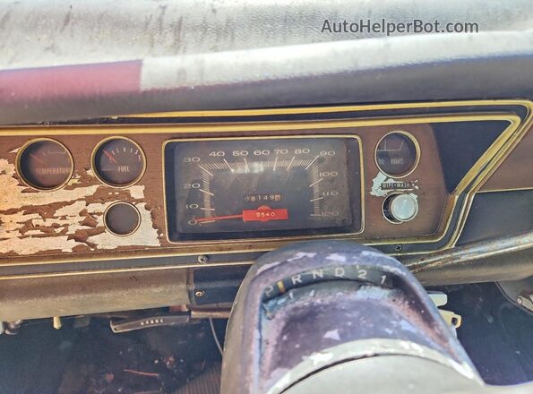 LH23C4B123791 1974 DODGE DART Brown Instrument cluster view