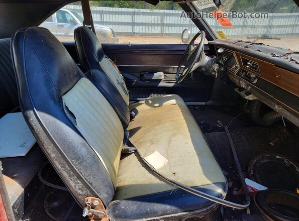 LH23C4B123791 1974 DODGE DART Brown Rear seats view