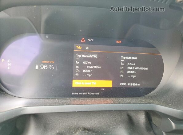 LPSED3KA8ML012671 2021 POLESTAR 2 Gray Vista del cuadro de instrumentos