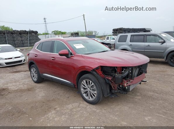 LRBAZLR40ND163411 2022 BUICK ENVISION Бордовый Передняя правая четверть
