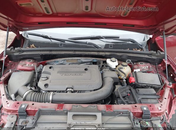 LRBAZLR40ND163411 2022 BUICK ENVISION Бордовый Вид сзади