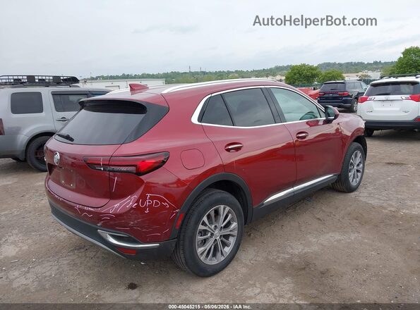 LRBAZLR40ND163411 2022 BUICK ENVISION Бордовый Задняя правая четверть