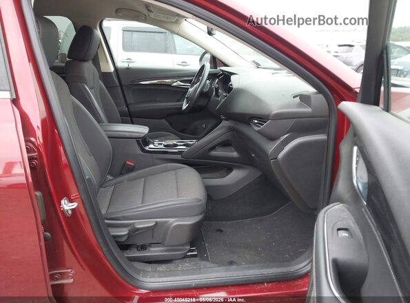 LRBAZLR40ND163411 2022 BUICK ENVISION Бордовый Вид салона спереди