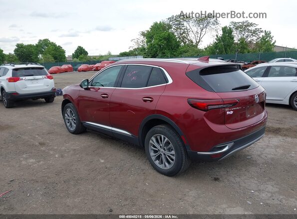 LRBAZLR40ND163411 2022 BUICK ENVISION Бордовый Задняя левая четверть