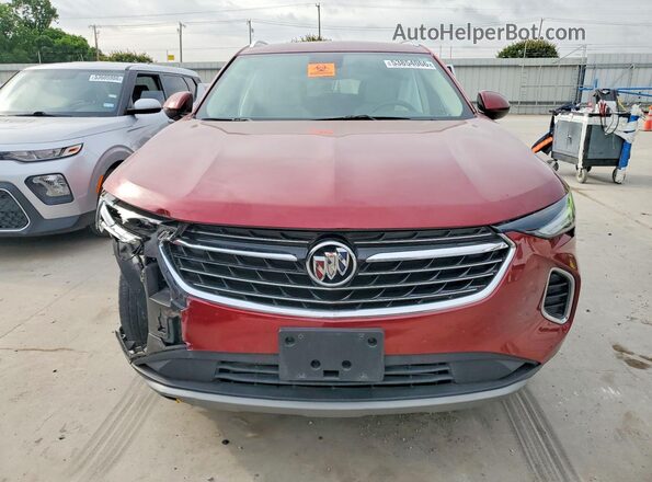 LRBAZLR42MD177387 2021 BUICK ENVISION Red Vista frontal