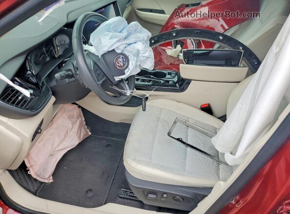 LRBAZLR42MD177387 2021 BUICK ENVISION Red Vista interior delantera