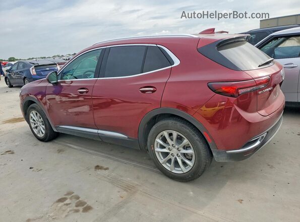 LRBAZLR42MD177387 2021 BUICK ENVISION Red Trasero izquierdo