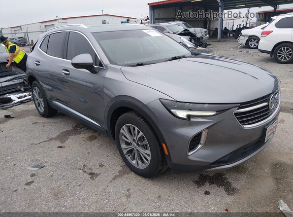 LRBAZLR43ND142875 2022 BUICK ENVISION Gray წინა მარჯვენა