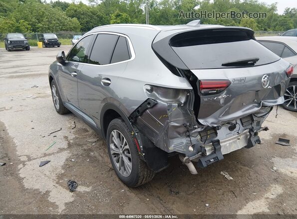 LRBAZLR43ND142875 2022 BUICK ENVISION Gray უკანა მარცხენა