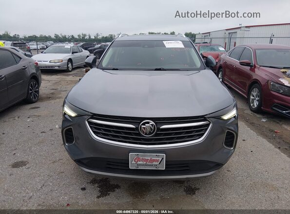 LRBAZLR43ND142875 2022 BUICK ENVISION Gray უკანა სალონის ხედი