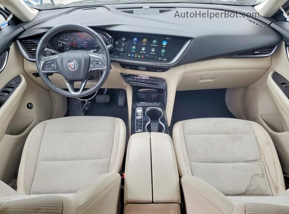 LRBAZLR44PD066988 2023 BUICK ENVISION Blue Առջևի վահանակի տեսք