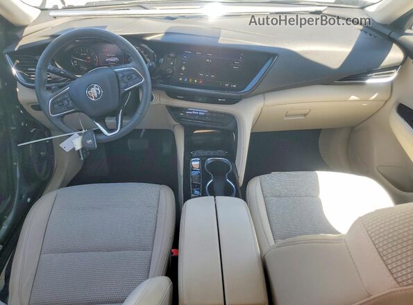 LRBAZLR45PD035362 2023 BUICK ENVISION Gray Dashboard view
