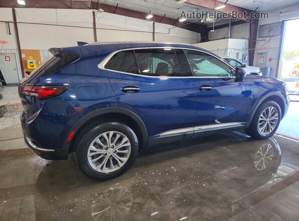 LRBAZLR46ND128470 2022 BUICK ENVISION Blue Tył prawy