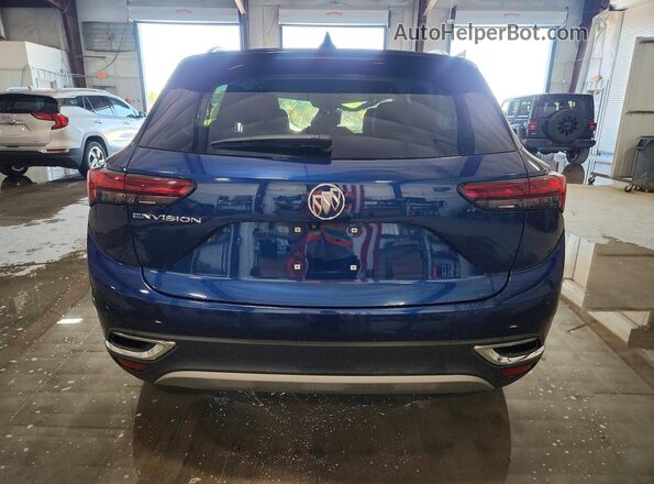 LRBAZLR46ND128470 2022 BUICK ENVISION Blue Widok z tyłu